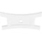 Ekena Millwork Haven Architectural Grade PVC Ceiling Medallion, 36"W x 24"H x 3"ID x 7 3/4"C x 1"P, One-Piece CMP36X24HN-03000 - alternate 3